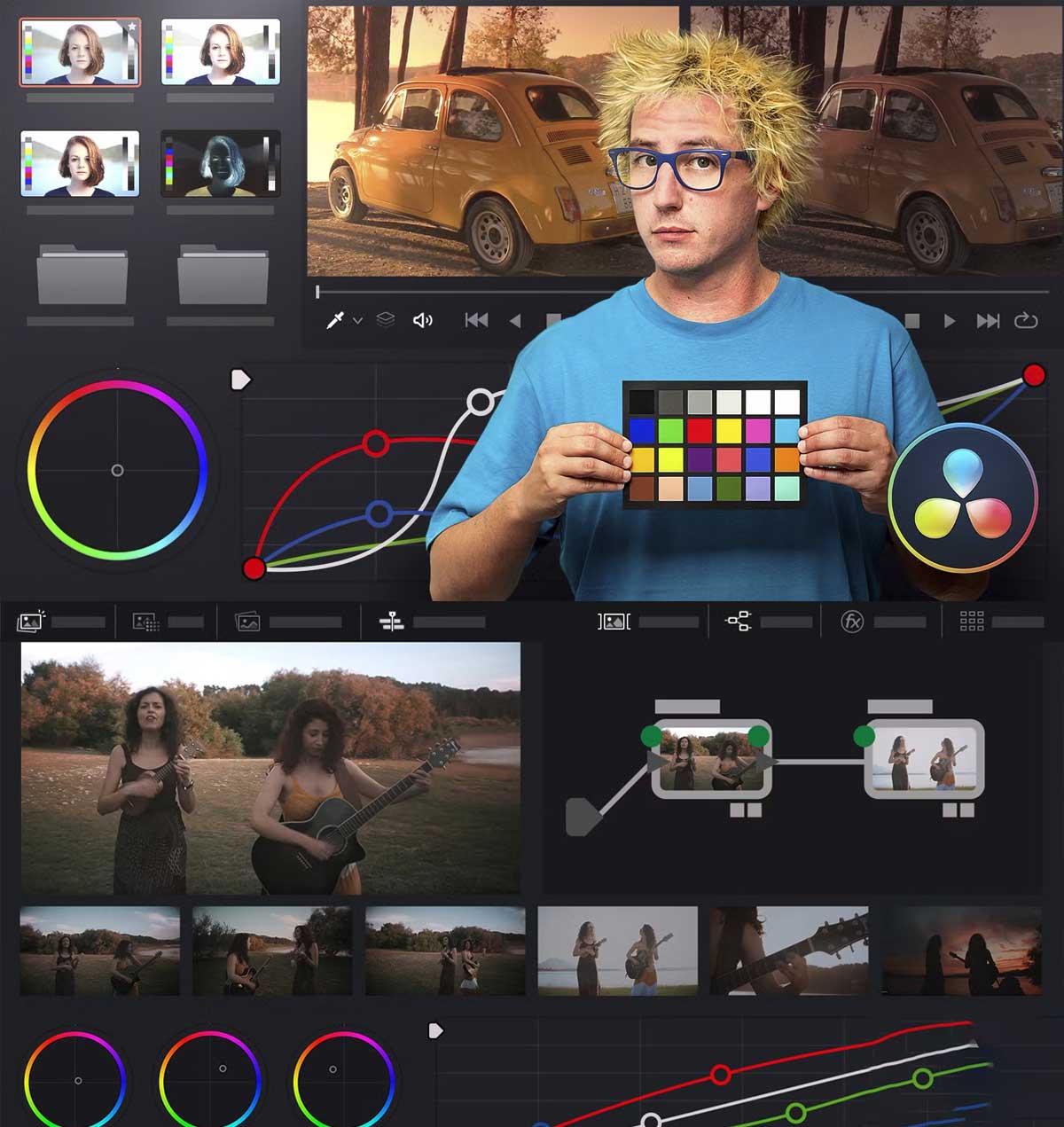 大师课程：热门达芬奇色彩校正指南视频课程 中文字幕 Domestika – Introduction to DaVinci Resolve for Color Correction（12306）
