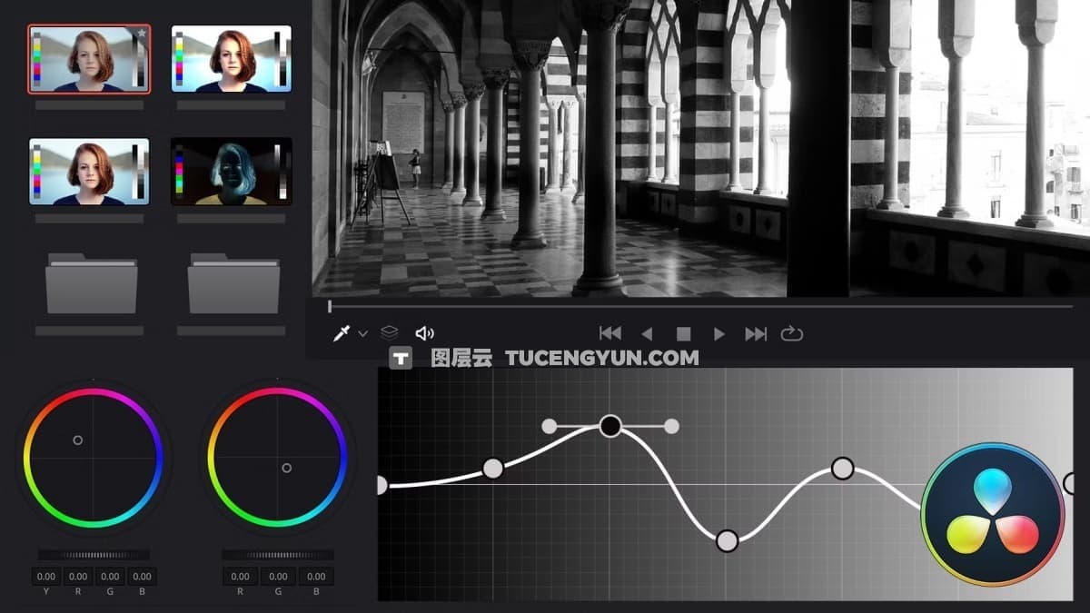 大师课程：热门达芬奇色彩校正指南视频课程 中文字幕 Domestika – Introduction to DaVinci Resolve for Color Correction（12306）图层云