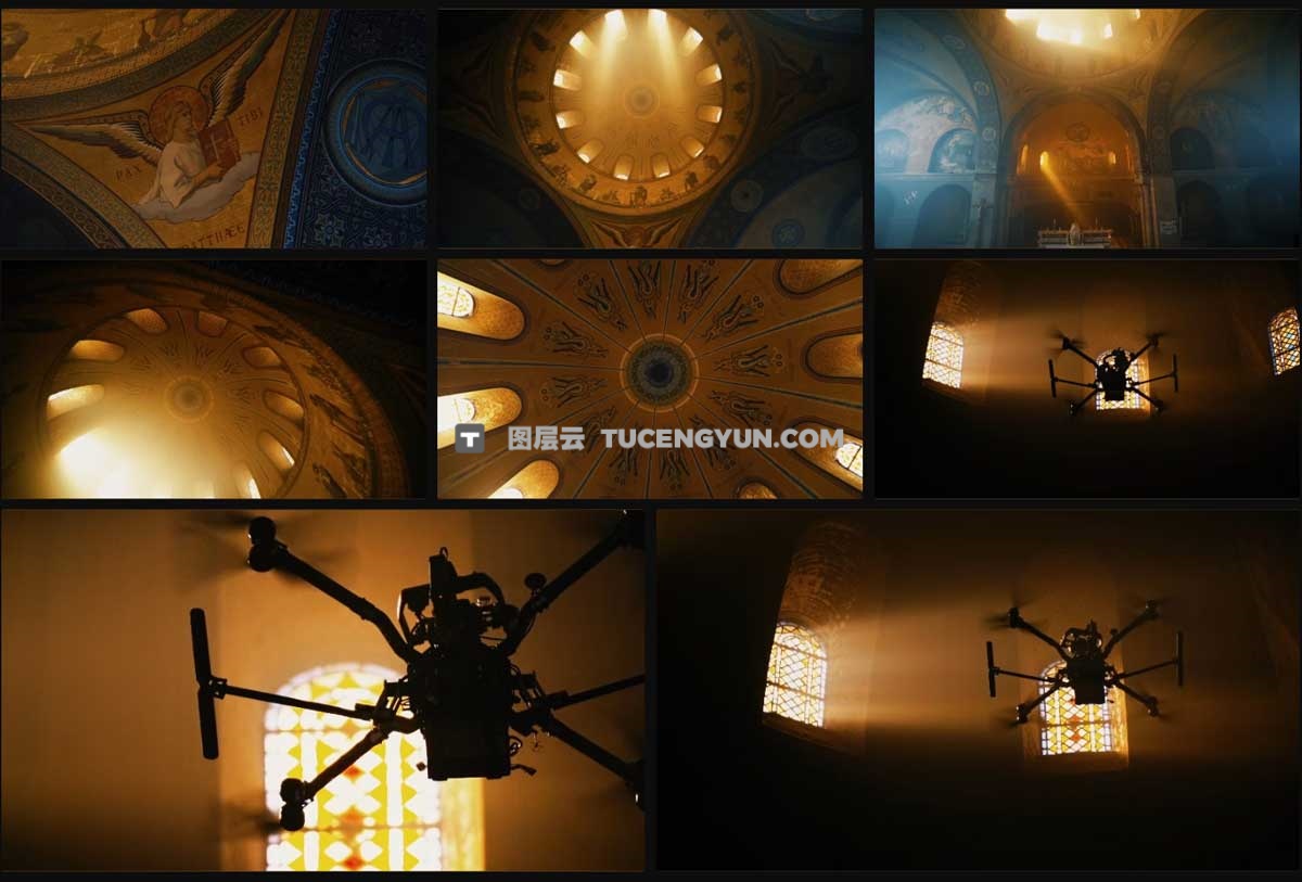 ArtList 法国拜占庭教堂商业实拍剪辑4K视频素材 ArtList – Byzantine French Church – 4K ProRes（12311）图层云