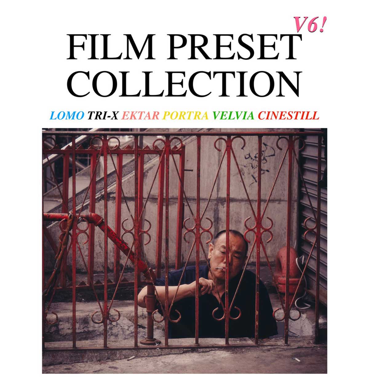 真实胶片电影美学怀旧色调颗粒纹理胶片摄影调色LR预设 Caleb Salvadori – Film Preset Collection V6（10356）