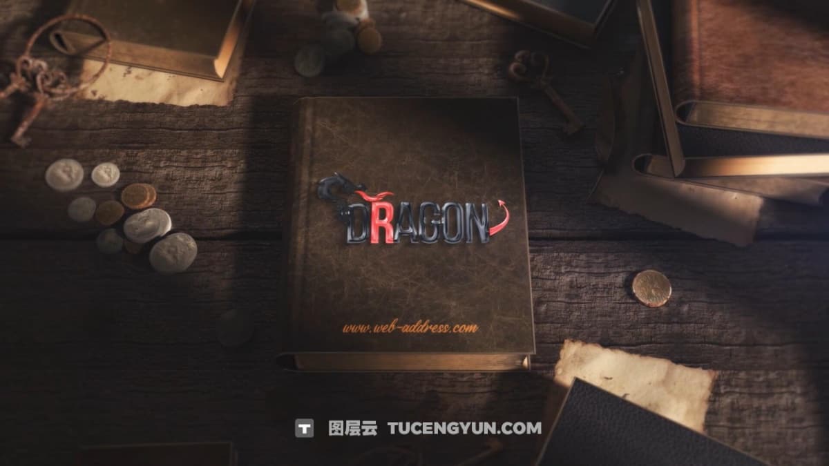AE模板：传奇之书厚重历史感人物传记财经历史纪录片开场片头模板（12380）图层云