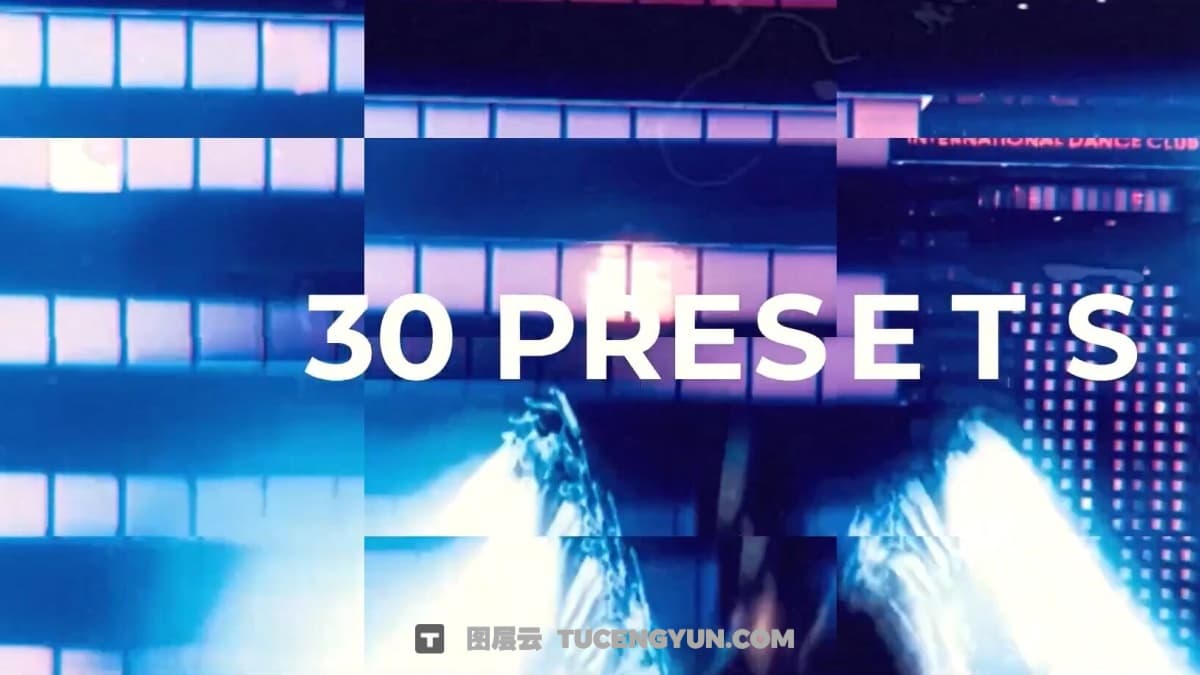 30个嘻哈说唱风格恶魔反转闪光快闪抖动帧模糊视频转场过渡PR预设 Mediamonopoly – Deluxe Speed Demon Transition Pack（12381）图层云