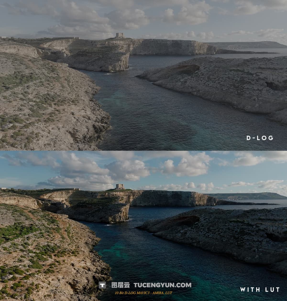 50个最佳大疆DJI MAVIC 3系列无人机电影级LUT调色预设套装 RD-Films – DJI Mavic 3 series cinematic LUT pack for 10bit DLOG（12393）图层云