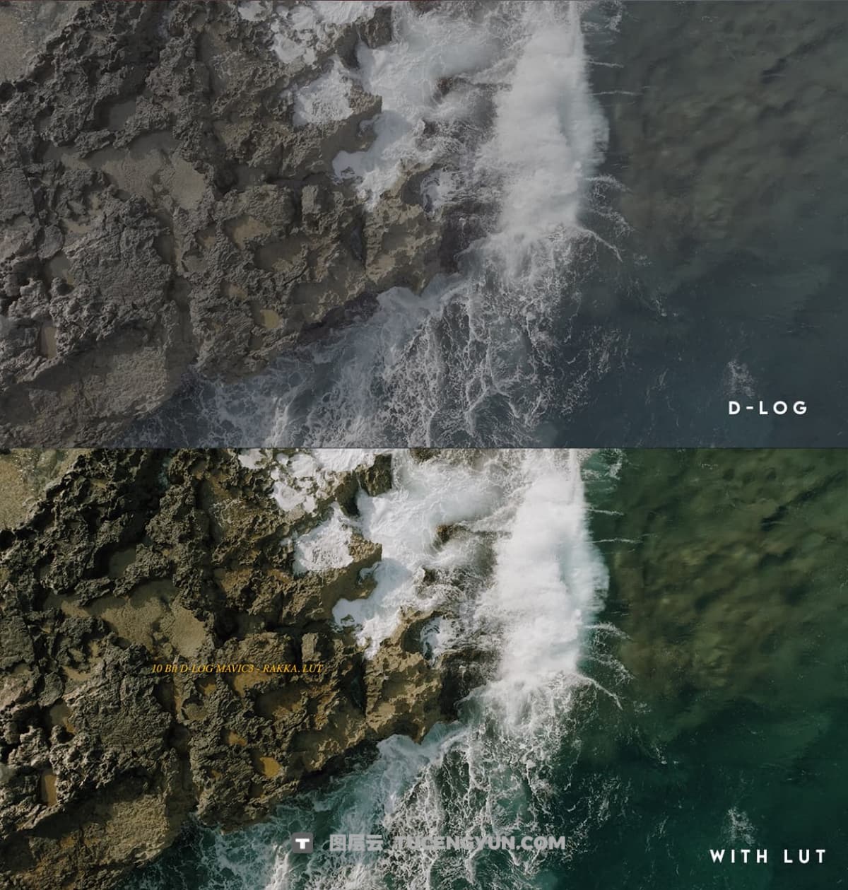 50个最佳大疆DJI MAVIC 3系列无人机电影级LUT调色预设套装 RD-Films – DJI Mavic 3 series cinematic LUT pack for 10bit DLOG（12393）图层云