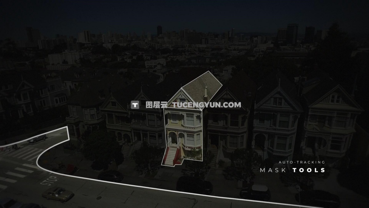 FCPX插件：自动跟踪轮廓描边标注划重点高亮显示工具 FCPX Auto Tracker Outline（6919）图层云