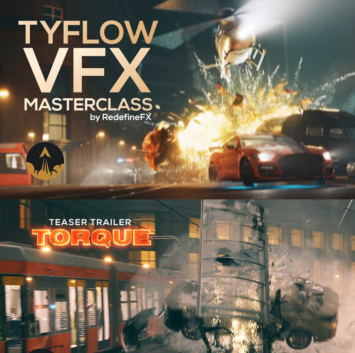 大师课程：打造高品质3A史诗级视觉镜头VFX特效合成大师班 Redefinefx – Torque A VFX Masterclass（12414）