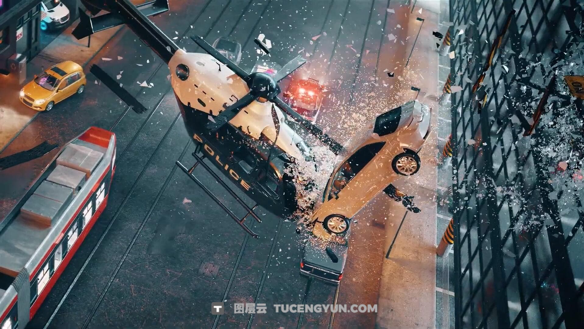 大师课程：打造高品质3A史诗级视觉镜头VFX特效合成大师班 Redefinefx – Torque A VFX Masterclass（12414）图层云