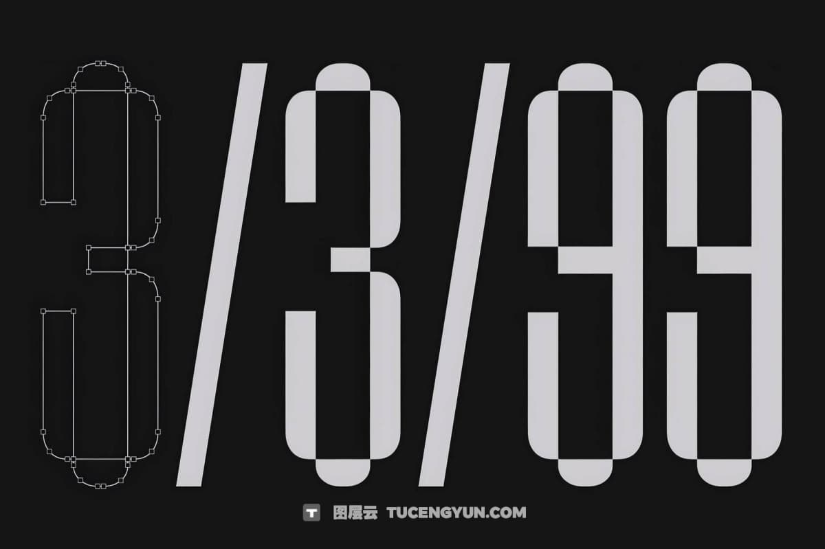 英文字体：复古反乌托邦现代像素锯齿视觉艺术logo标题排版无衬线西文装饰性字体 403 Proxel Pixel Typeface（12418）图层云