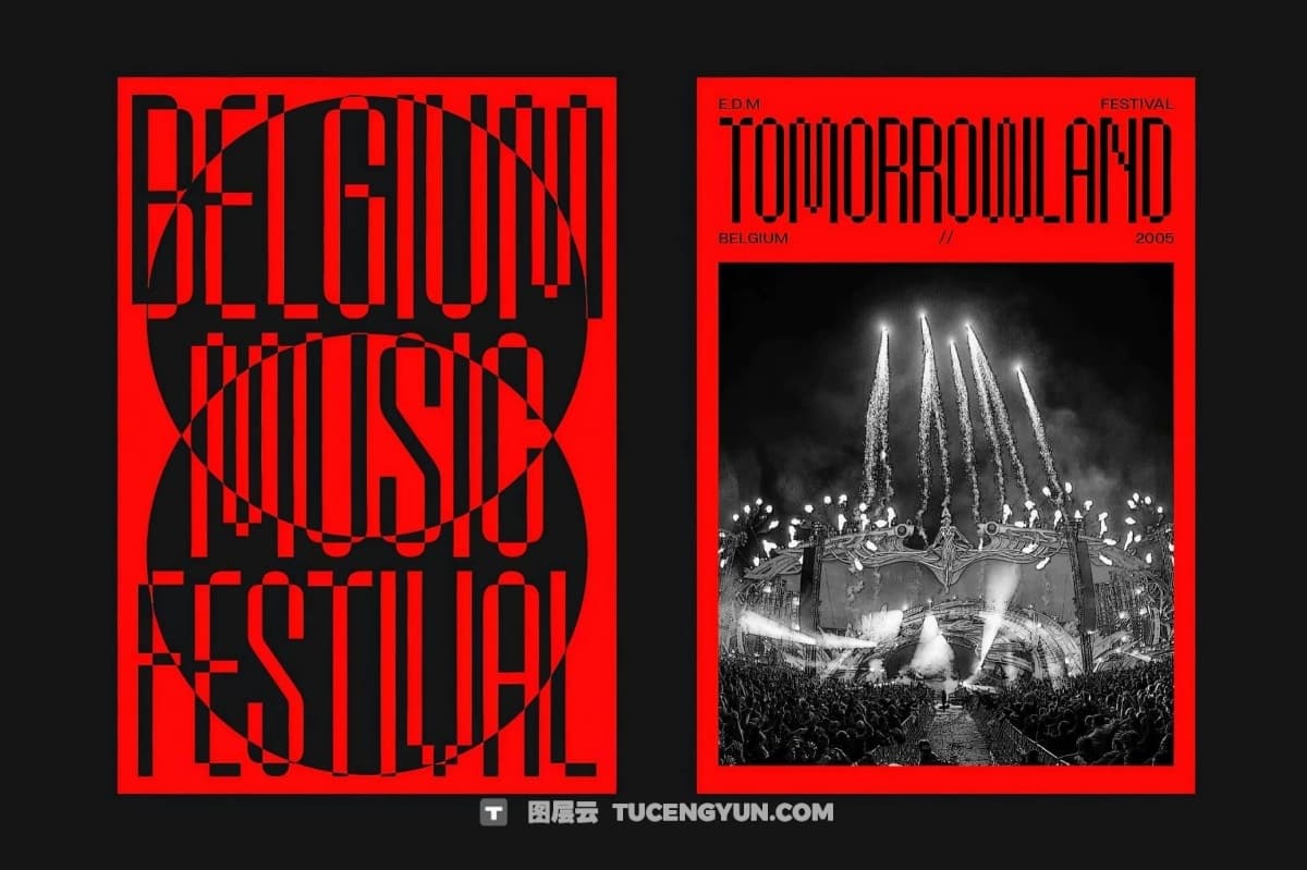 英文字体：复古反乌托邦现代像素锯齿视觉艺术logo标题排版无衬线西文装饰性字体 403 Proxel Pixel Typeface（12418）图层云