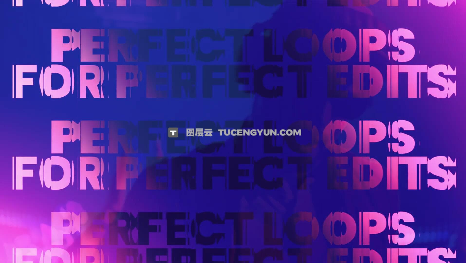 FCPX插件：50个创意动力学文字LOGO形状纹理无缝循环渐变背景叠加效果动画 Looped Backgrounds（12480）图层云