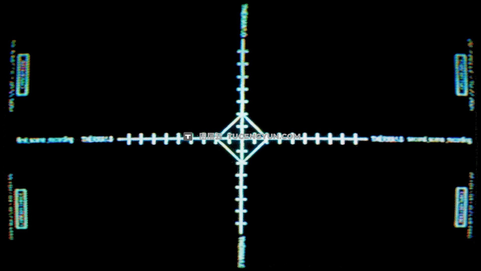 Happy Editing — CRT TEXTURES 200多个复古模拟独特故障颗粒元素纹理CRT字体+框架视频素材（3499）图层云