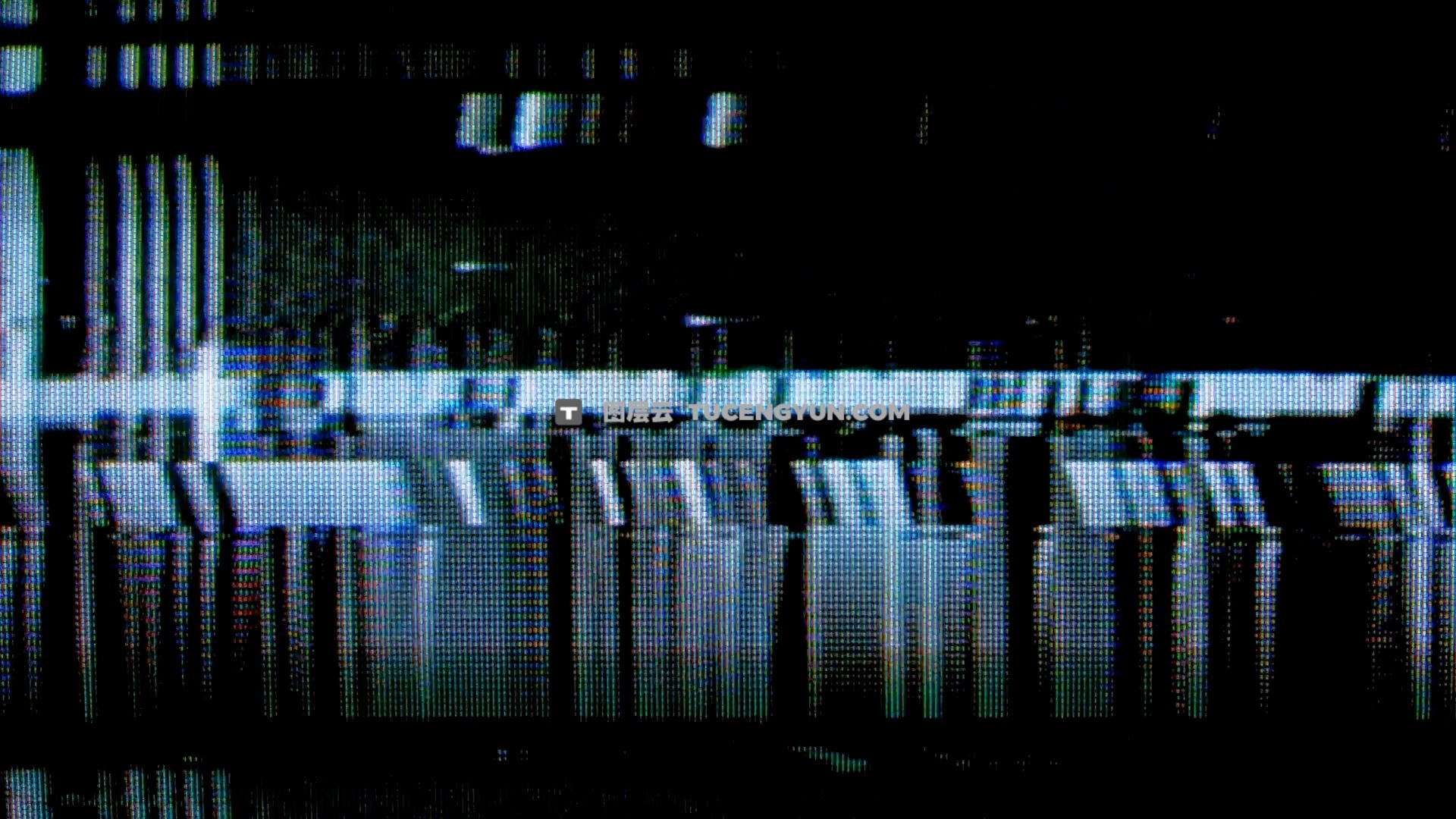 Happy Editing — CRT TEXTURES 200多个复古模拟独特故障颗粒元素纹理CRT字体+框架视频素材（3499）图层云