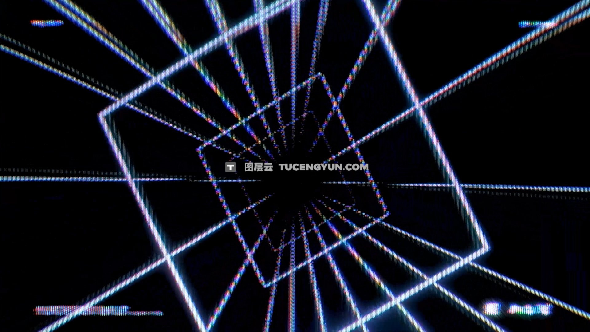 Happy Editing — CRT TEXTURES 200多个复古模拟独特故障颗粒元素纹理CRT字体+框架视频素材（3499）图层云