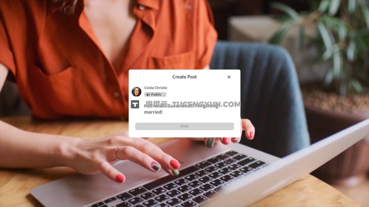 FCPX插件：社交软件聊天、帖子、消息即时弹窗动画效果 Instant Messages（12535）图层云
