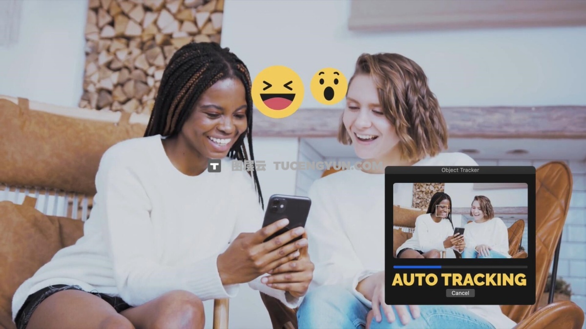 FCPX插件：社交软件聊天、帖子、消息即时弹窗动画效果 Instant Messages（12535）图层云
