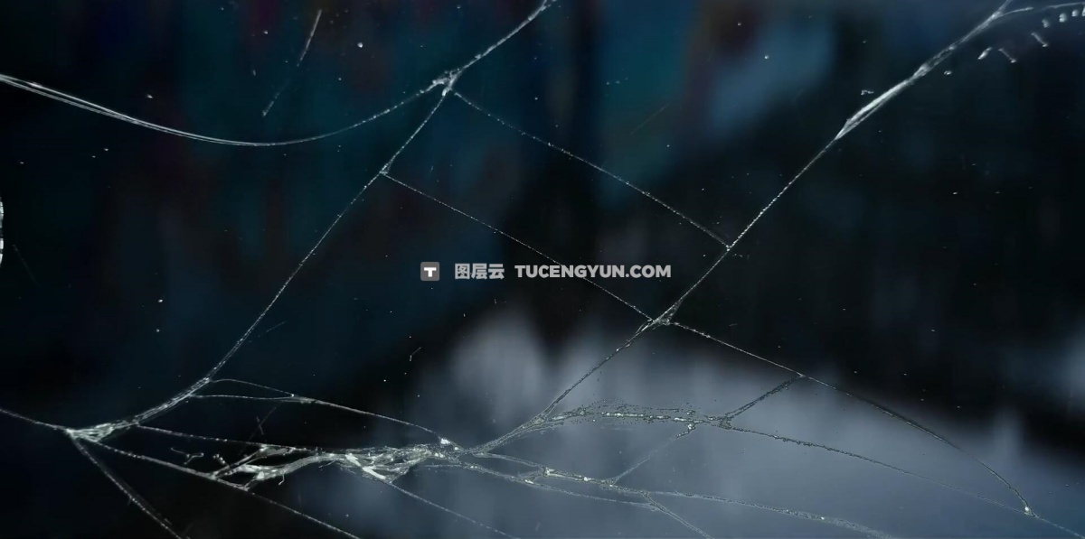 MotionVFX — mStyle Broken Glass 28个史诗级电影美学玻璃爆炸破碎裂缝转场文字排版叠加效果FCPX插件+LUT调色预设（12588）图层云
