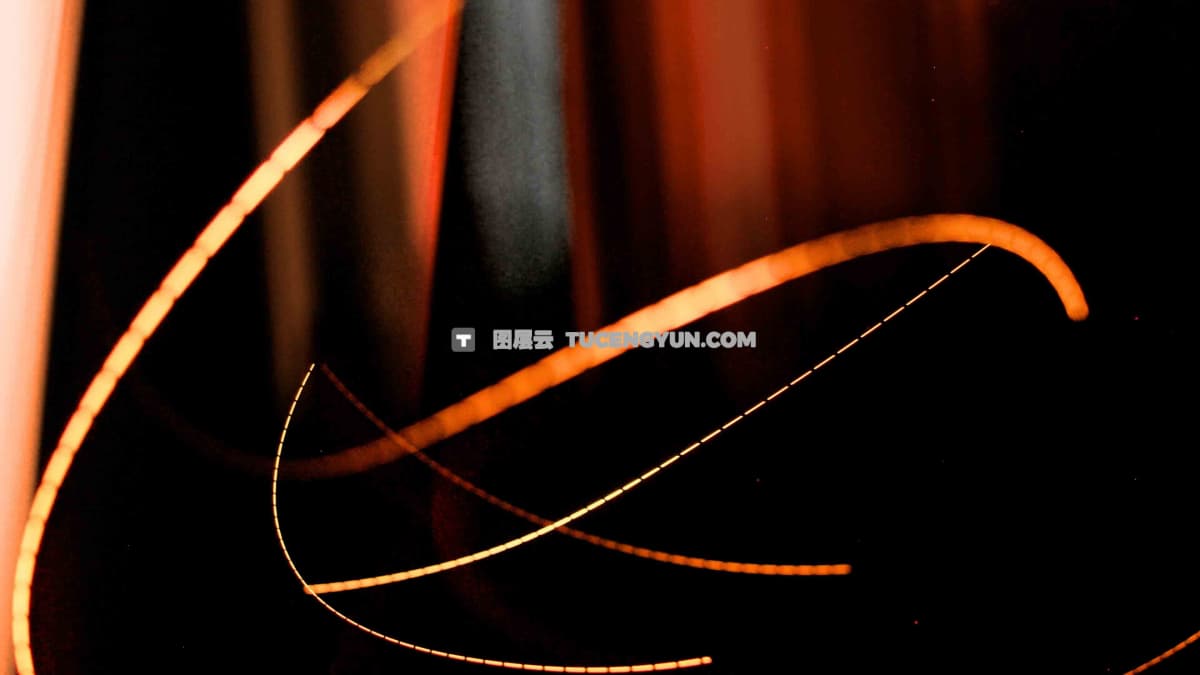 14个复古胶片闪烁机械美学线条叠加转场过渡视频素材+音效（12589）图层云