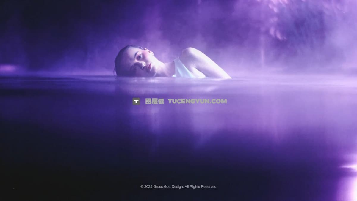 AE模板：梦幻发光朦胧柔焦运动模糊美感音乐视频电影视觉效果模板（12632）图层云