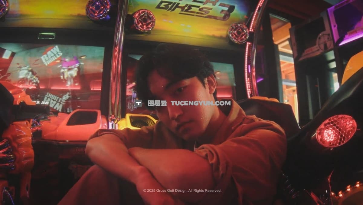 AE模板：梦幻发光朦胧柔焦运动模糊美感音乐视频电影视觉效果模板（12632）图层云