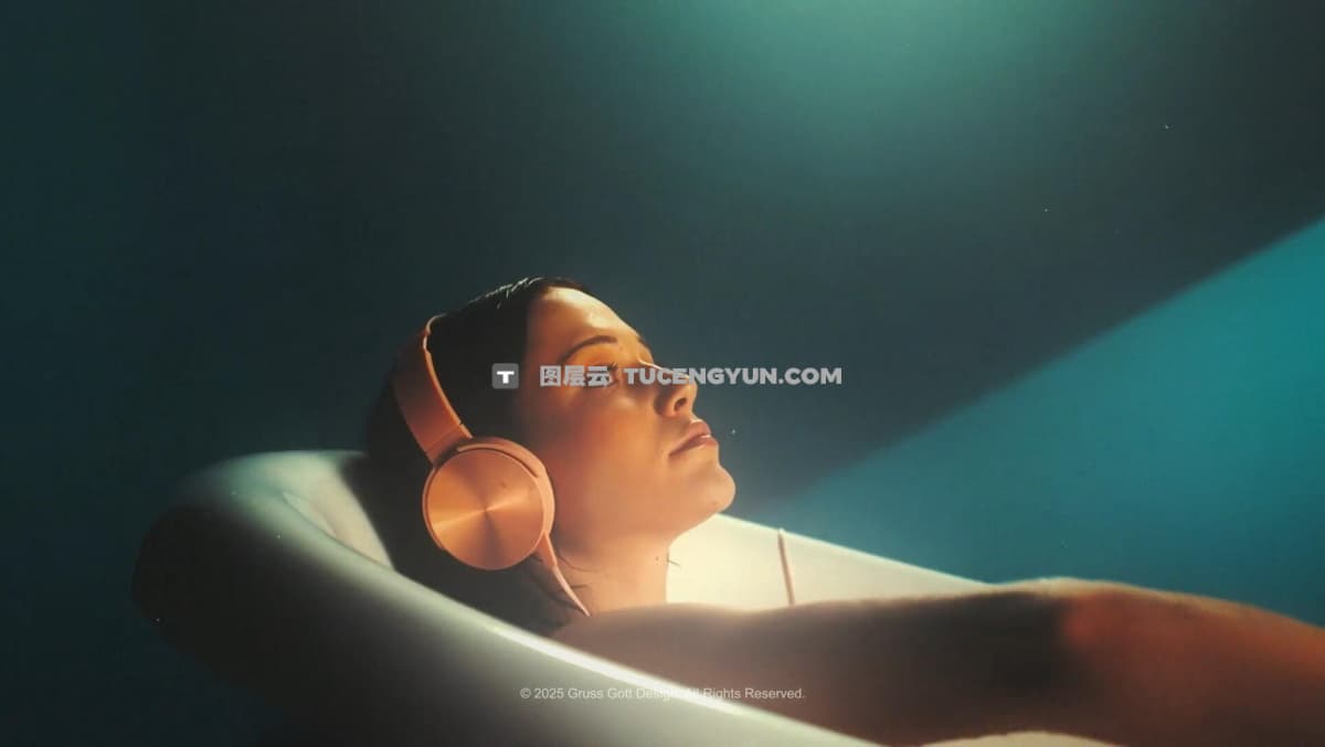 AE模板：梦幻发光朦胧柔焦运动模糊美感音乐视频电影视觉效果模板（12632）图层云