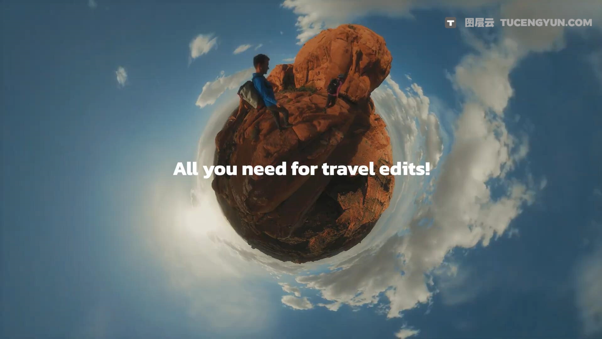 MotionVFX – mTrip 创意Vlog旅拍Insta360全景运动相机运镜视觉效果/转场/文字排版动画FCPX插件（12638）图层云
