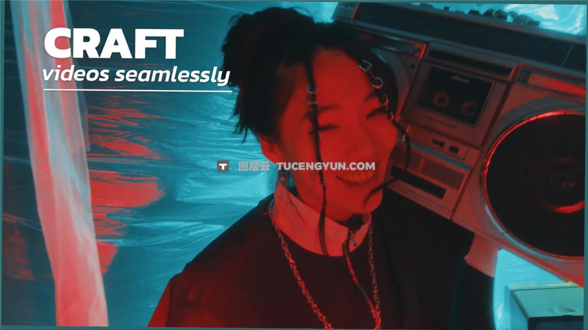 FCPX插件：50个创意卡片式翻转Flip无缝转场过渡 Flip Transitions（12640）图层云