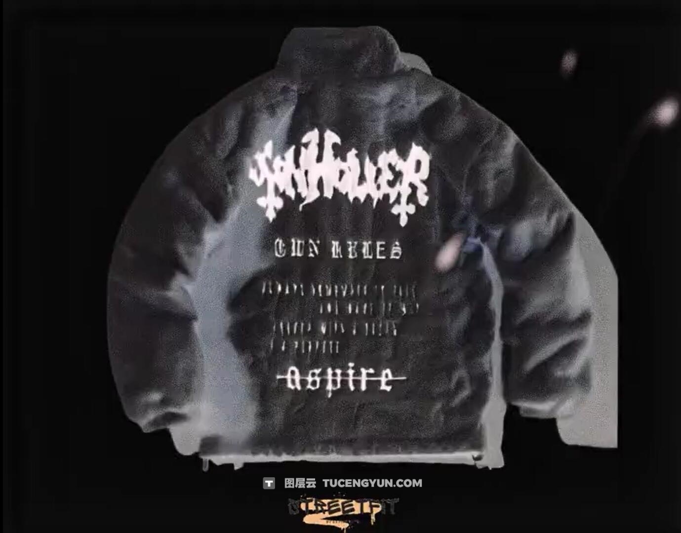 嘻哈摇滚死亡摇滚风格潮牌服装视觉剪辑AE工程项目文件包 STREETFIT PROMO by Voo（12654）图层云