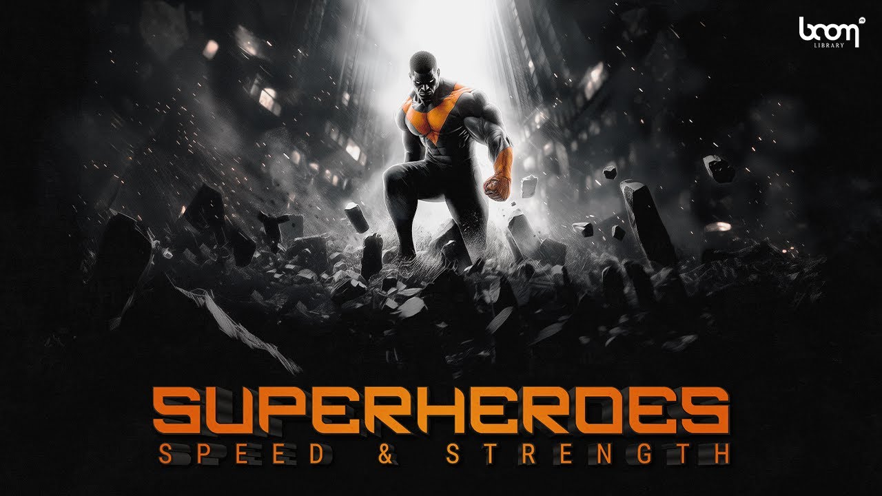 音效：超级英雄系列动作电影、预告片、游戏、后期音效库素材 Boom Library Superheroes Speed And Strength（12659）图层云