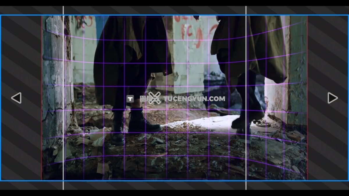 达芬奇预设：创意级镜头画面透视扭曲拉伸变形效果预设（12666）图层云