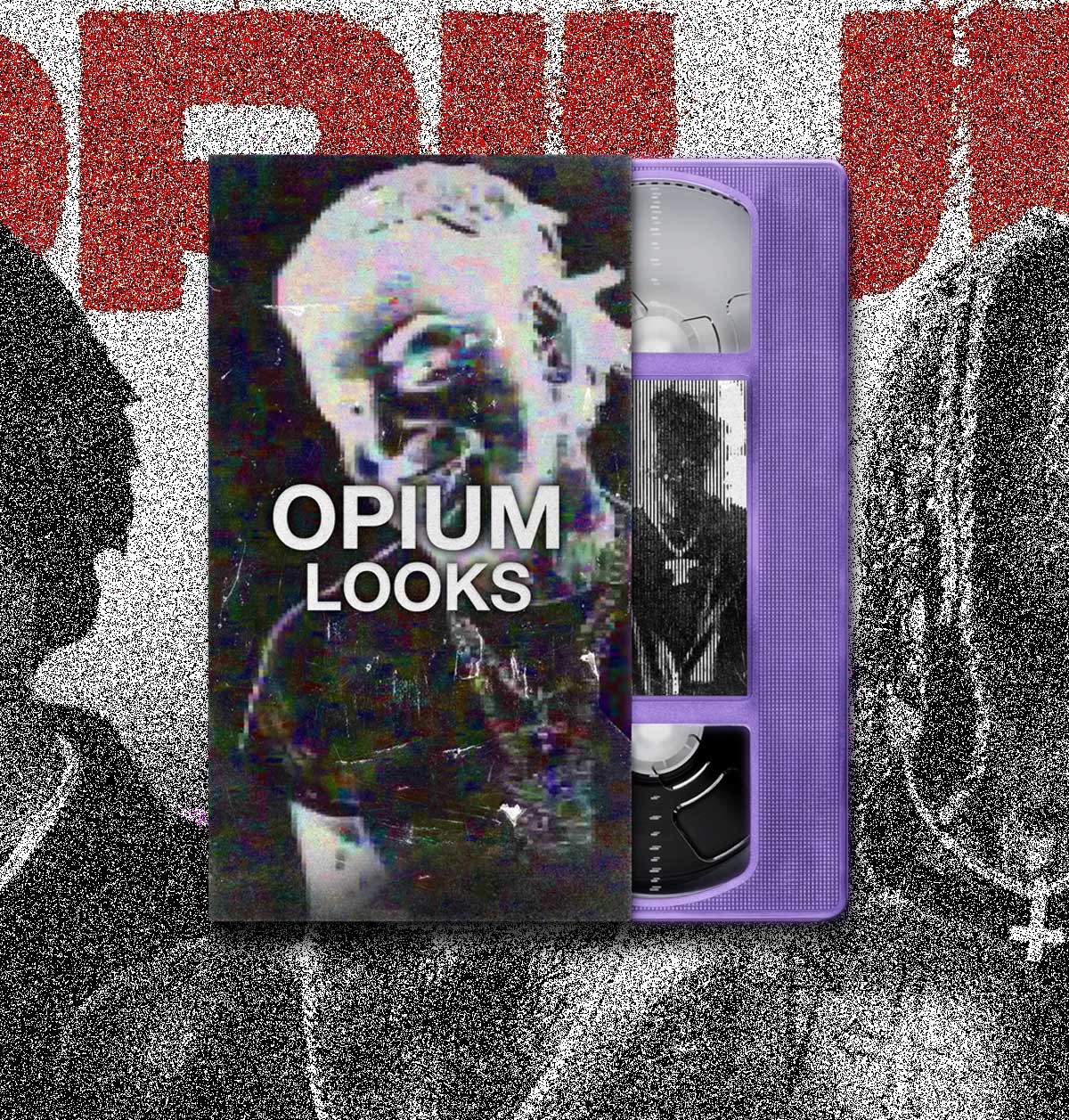 嘻哈说唱标志性Opium厂牌死亡摇滚迷幻失真音乐MV视觉AE预设效果 Tinytapes – OPIUM LOOKS（12687）