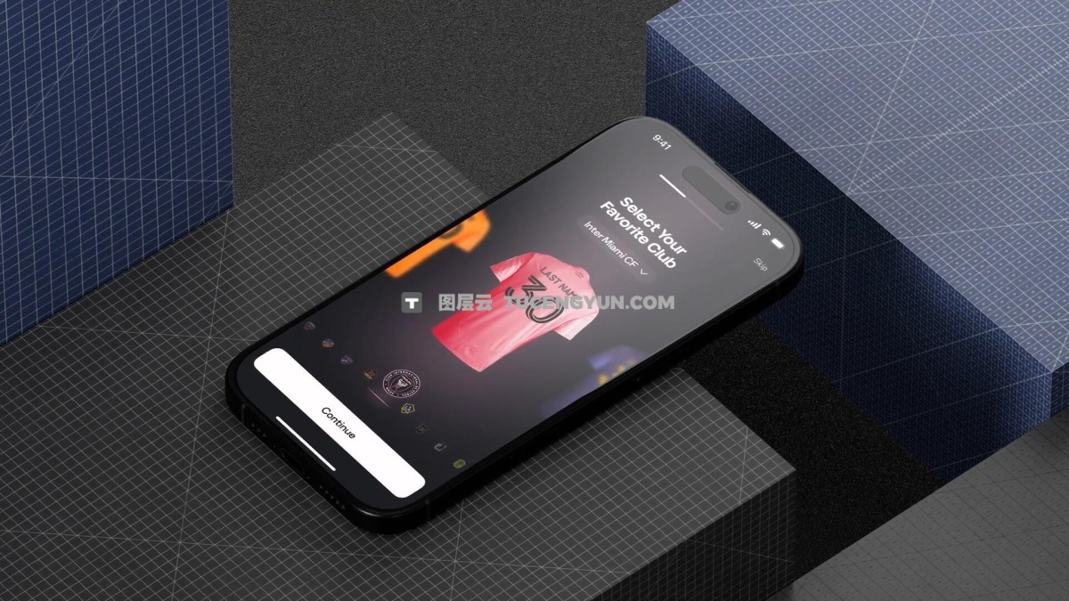 AE模板：创意美学商业品牌APP时尚视觉展示短片模板（12696）图层云