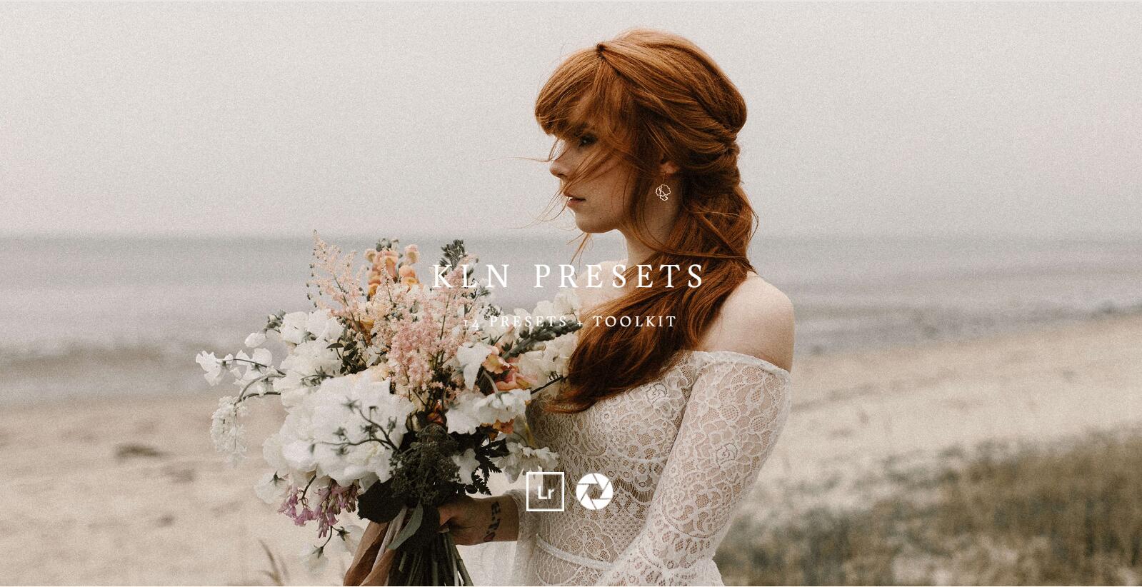 梦幻明亮通透胶片质感婚礼婚纱人像摄影Lightroom调色预设 Meridian Presets – KLN Lightroom PRESETS（12698）