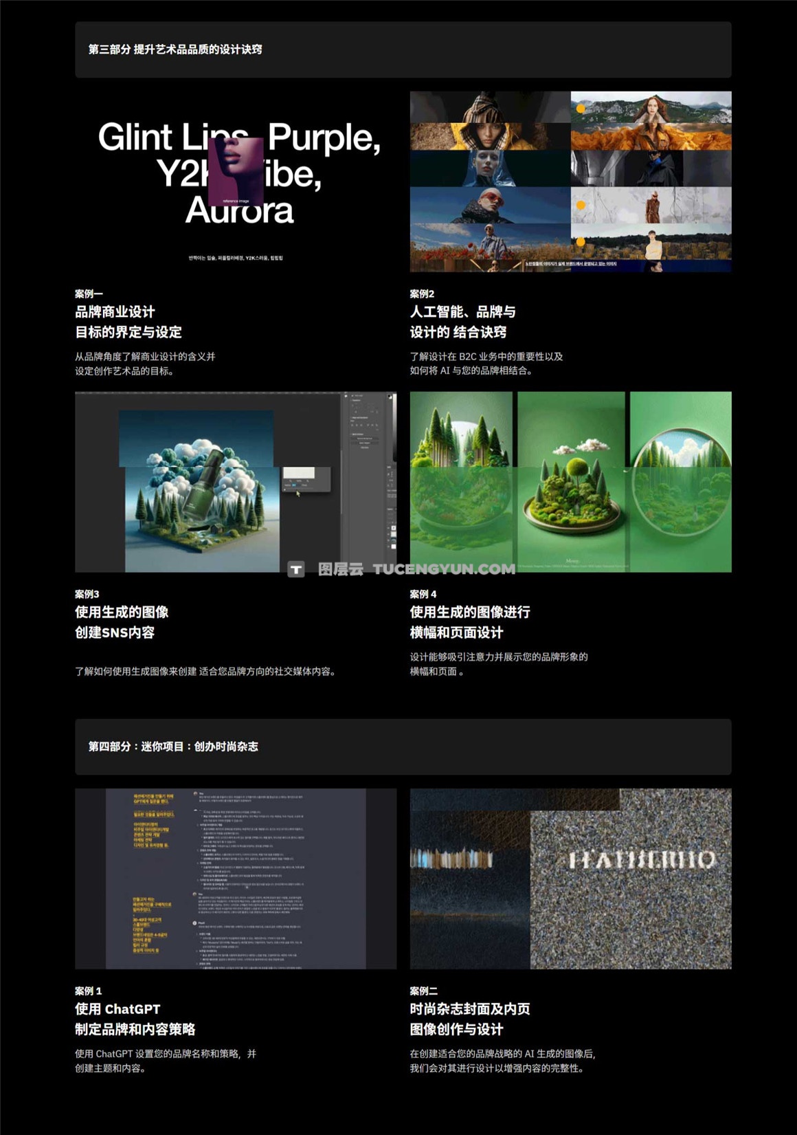 大师课程：使用生成式AI创作商业品牌/设计视频课程+项目文件 中文字幕（12714）图层云