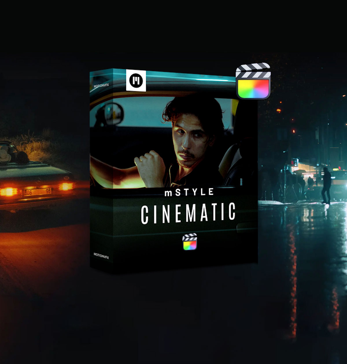 MotionVFX – mStyle Cinematic 32个好莱坞大气电影美学魅力氛围叠加文字标题排版转场效果FCPX插件+LUT调色预设（12718）