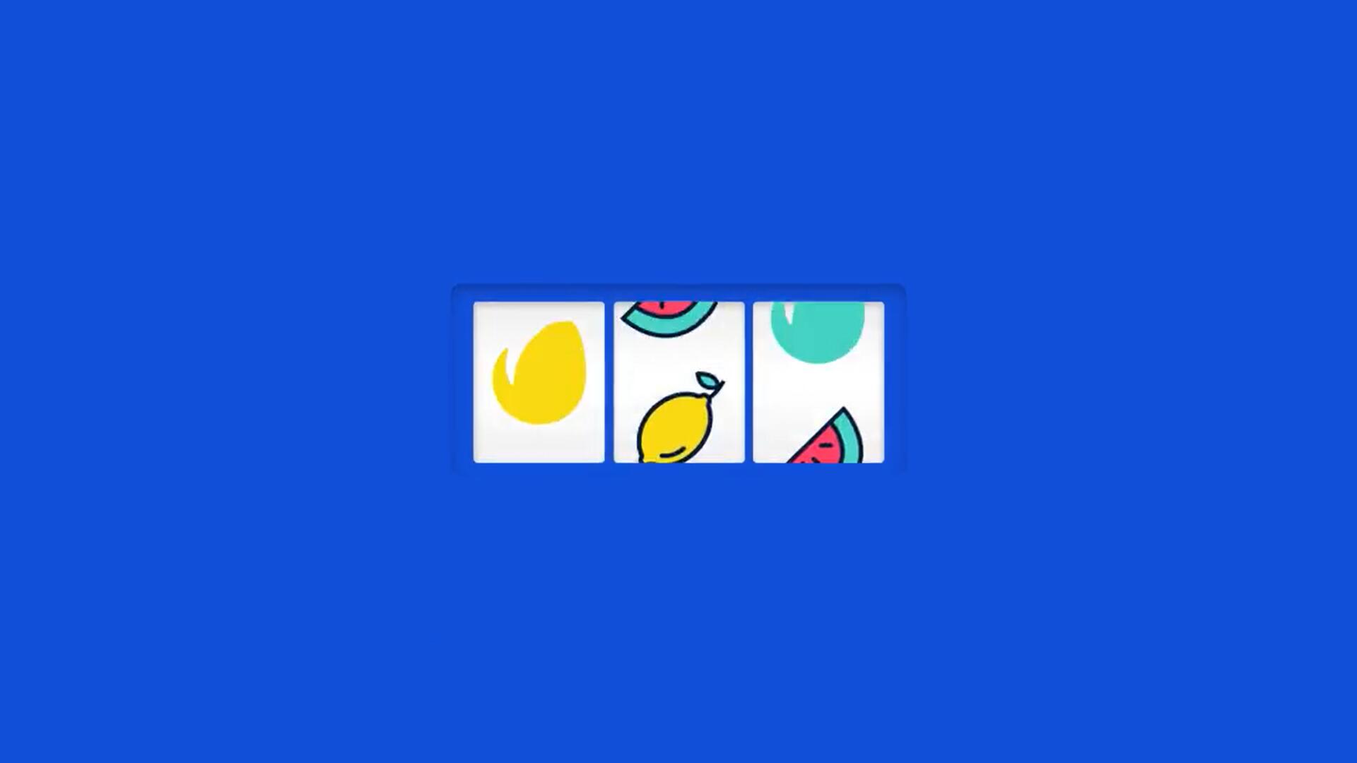 AE模板：全新游戏机老虎机图标翻转LOGO展示（12727）