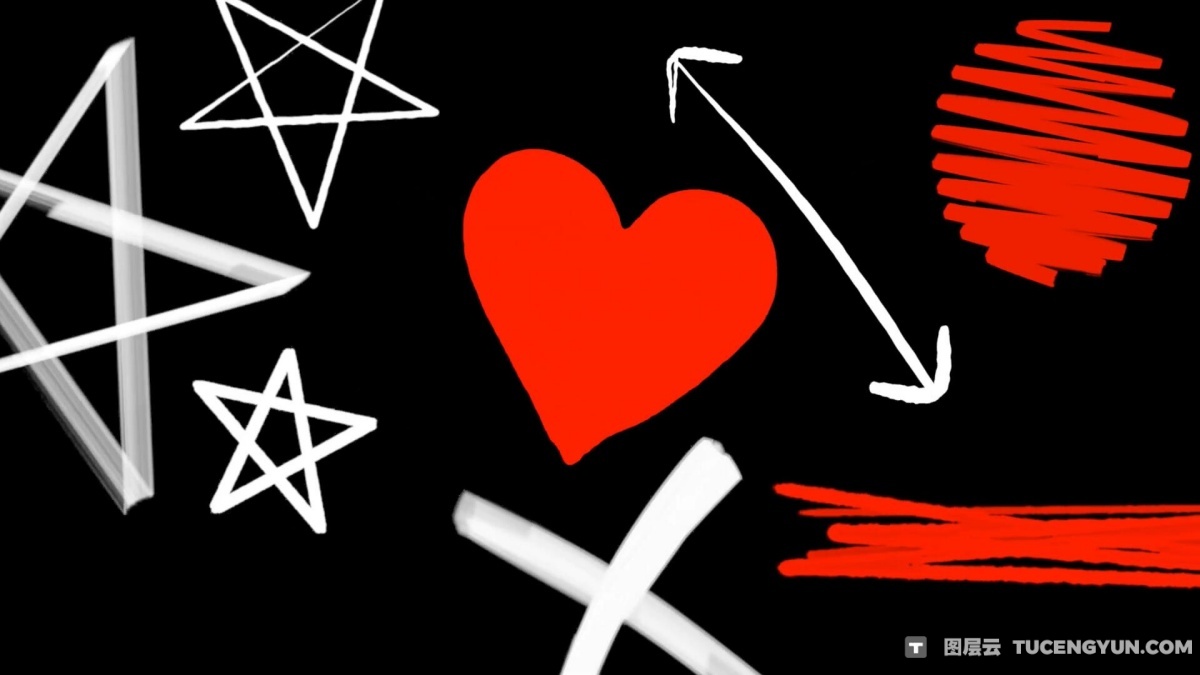 FCPX插件：自定义动画路径动画线条箭头标注划线箭头路线动画工具 Lines 2（12788）图层云