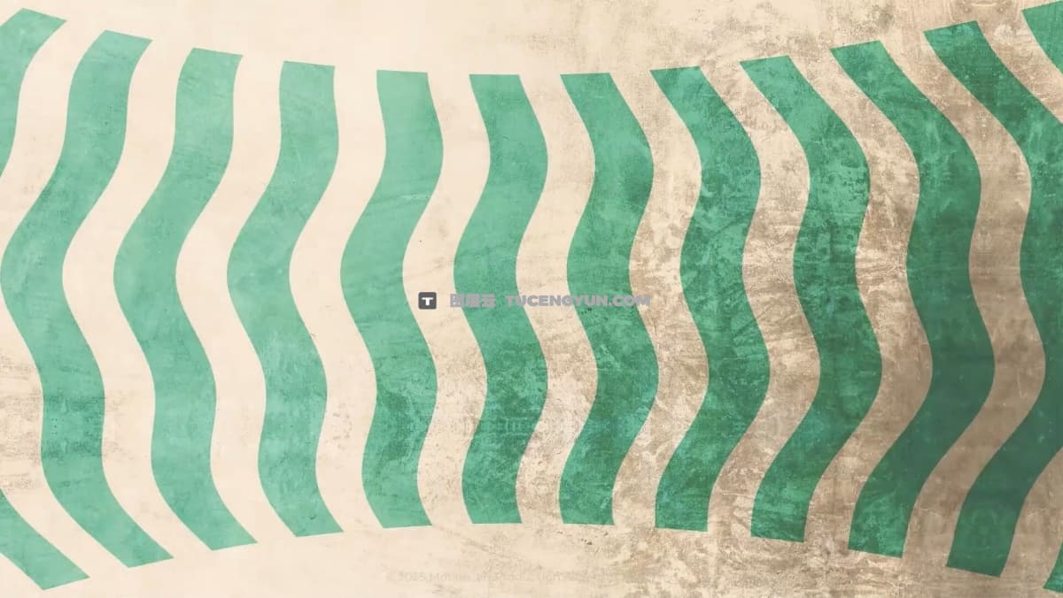 AE模板：20个80年代复古氛围视频背景动画模板（12834）图层云