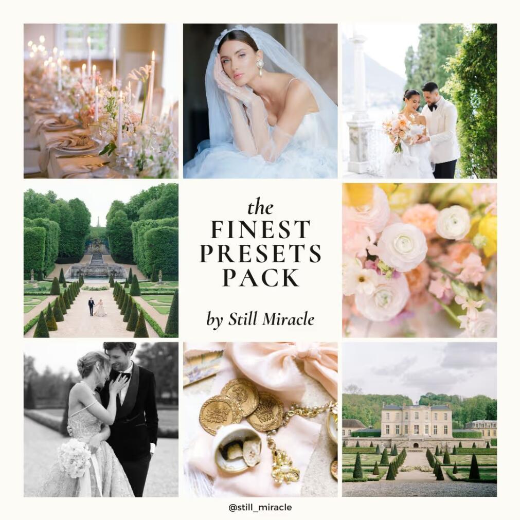 经典富士柯达胶片模拟电影感旅拍人像婚纱摄影LR预设 Still Miracle – The Finest Presets（12841）