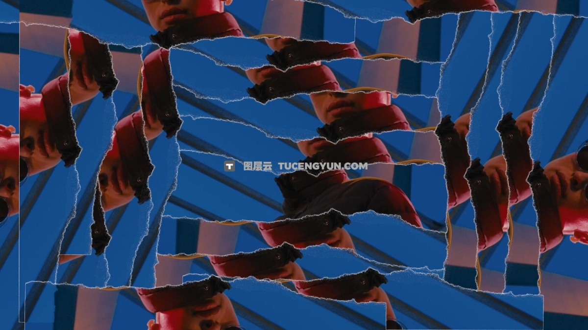 FCPX插件：20个趣味创意画面堆叠撕纸拼贴效果无缝转场过渡（12846）图层云