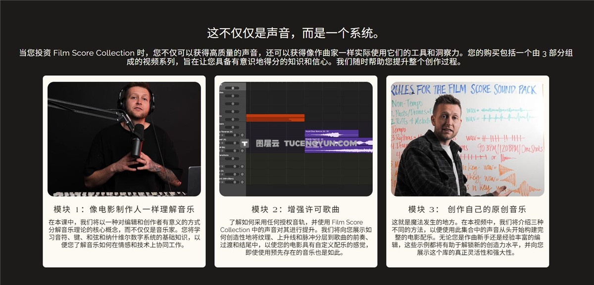 Multiply Sound 热门电影、短片、剪辑编辑氛围歌曲配乐+转场音效+中文视频教程 Multiply Sound Film Score Collection Vol 2（12877）图层云