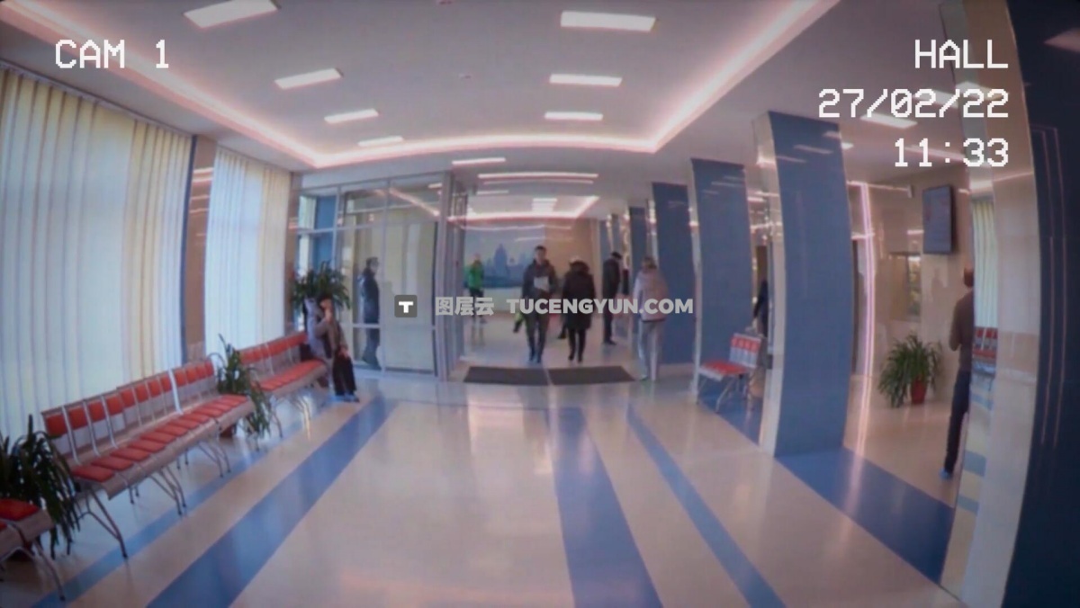 FCPX插件：8种逼真犯罪监控夜视闭路电视安全摄像头叠加视觉效果（12906）图层云