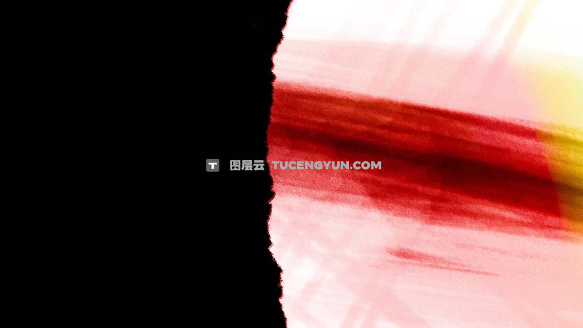 22个黑白色调做旧拼贴撕纸折纸效果拖放定格动画背景转场过渡视频素材包 Paper Tearing Effect Overlay（12913）图层云