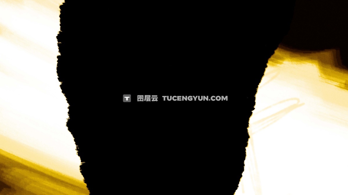 22个黑白色调做旧拼贴撕纸折纸效果拖放定格动画背景转场过渡视频素材包 Paper Tearing Effect Overlay（12913）图层云