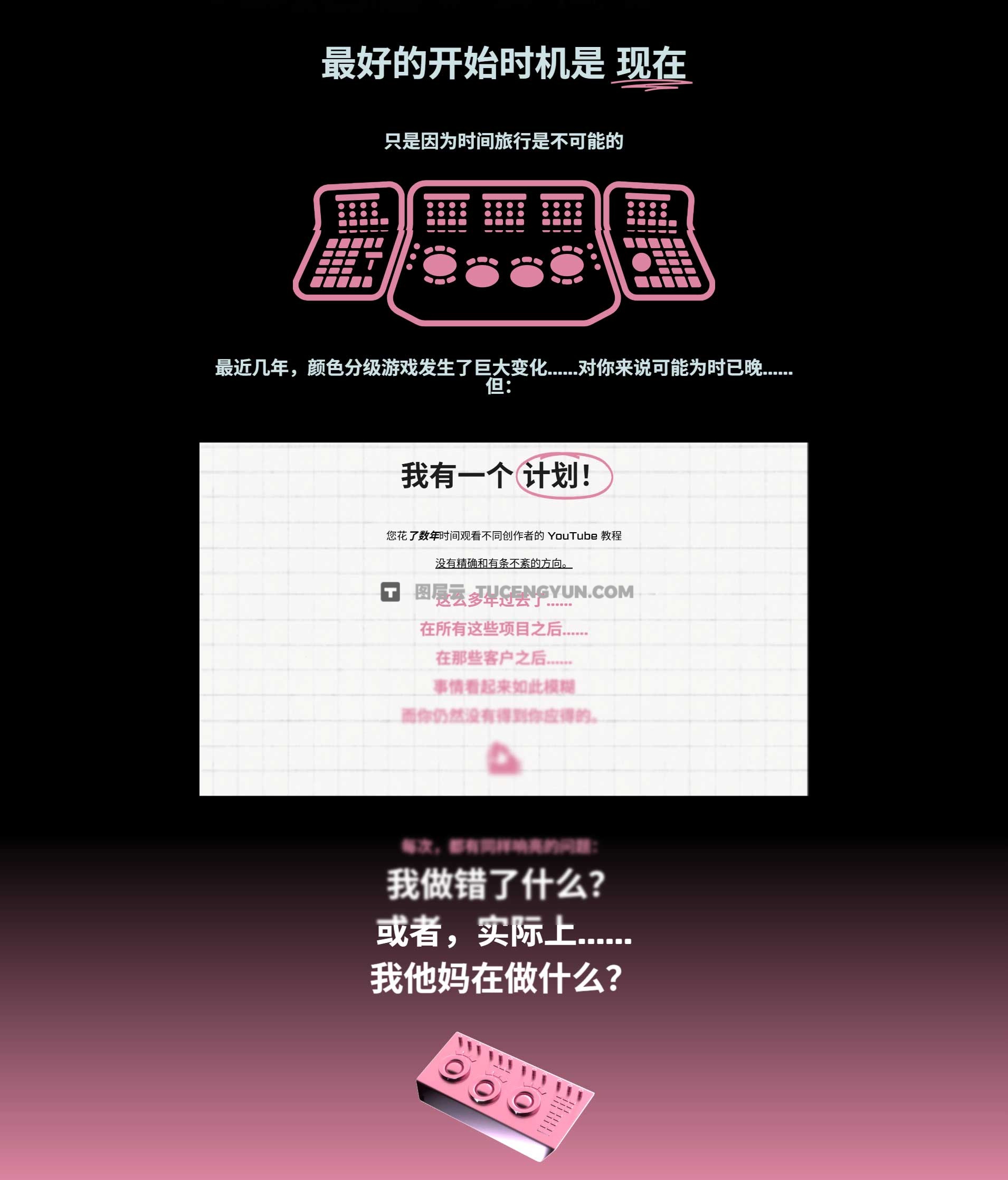 大师课程：热门专业达芬奇调色师大师班视频课程+LUT调色预设+灰片素材 中文字幕 Professional Colorist Masterclass – Plasma Republic（12999）图层云