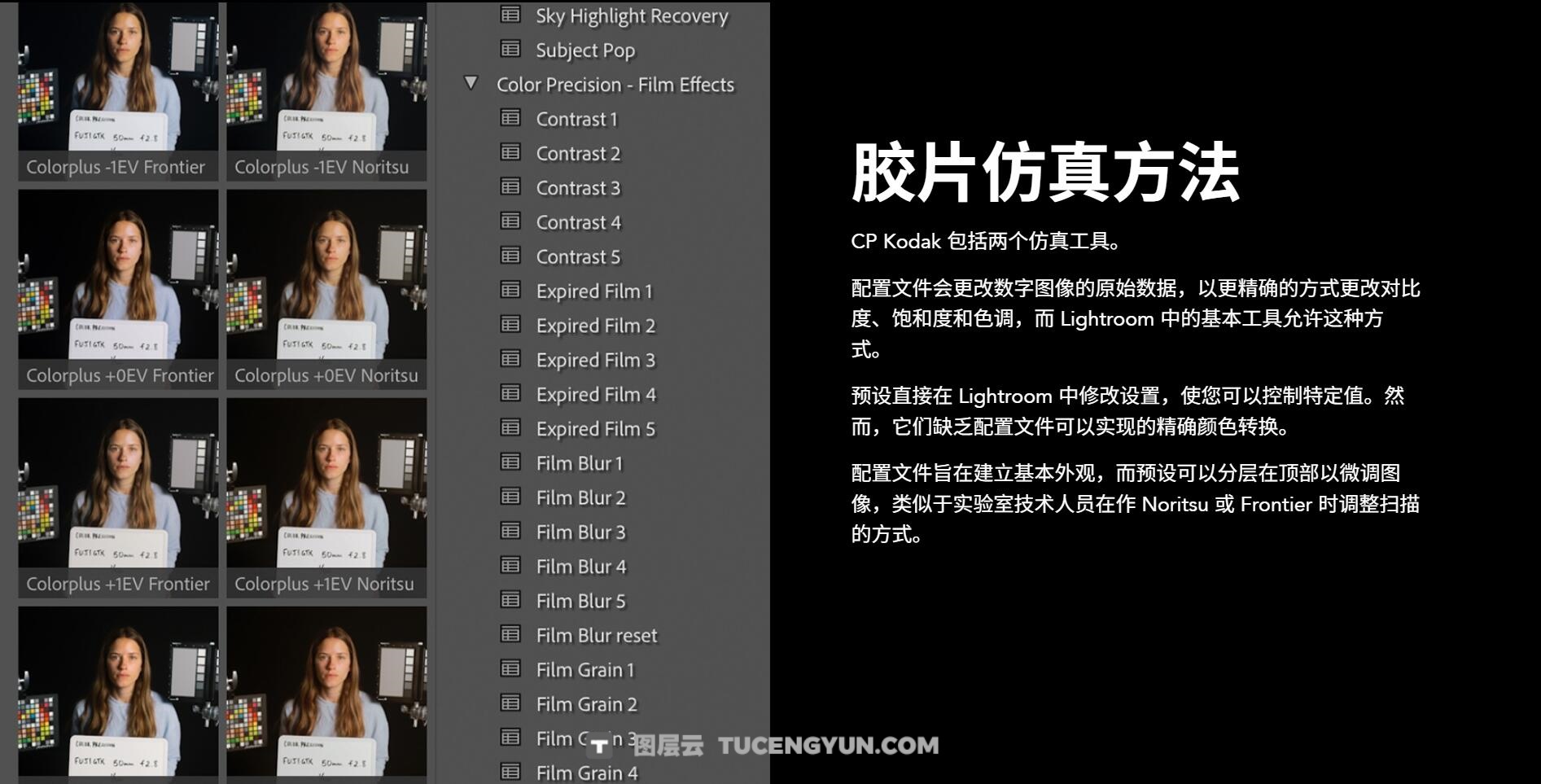 CP Kodak 一键式柯达胶片电影美学怀旧色调光晕颗粒胶片仿真模拟摄影Lightroom调色预设 ColorPrecision – CP Kodak – Lightroom Presets（12955）图层云