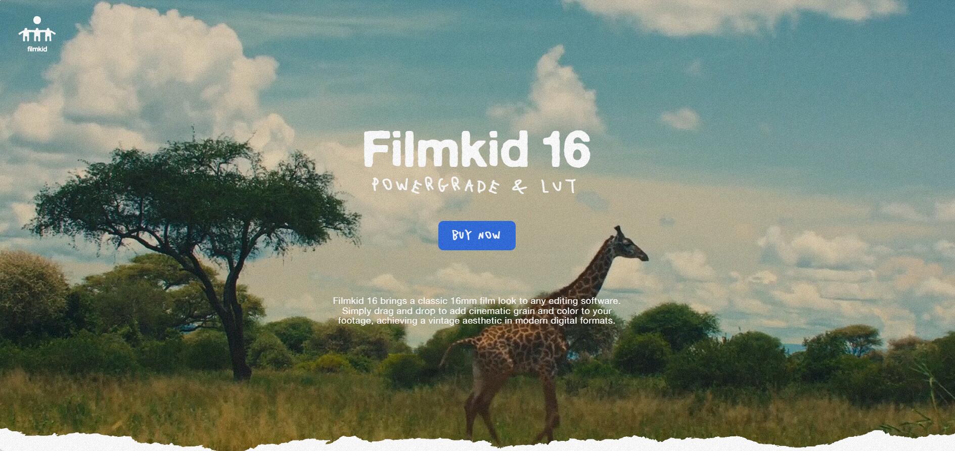 Filmkid 16 Powergrade & LUT 复古美学经典16mm胶片模拟电影感色彩分级达芬奇调色节点+LUT调色预设+练习素材+视频教程（13048）图层云