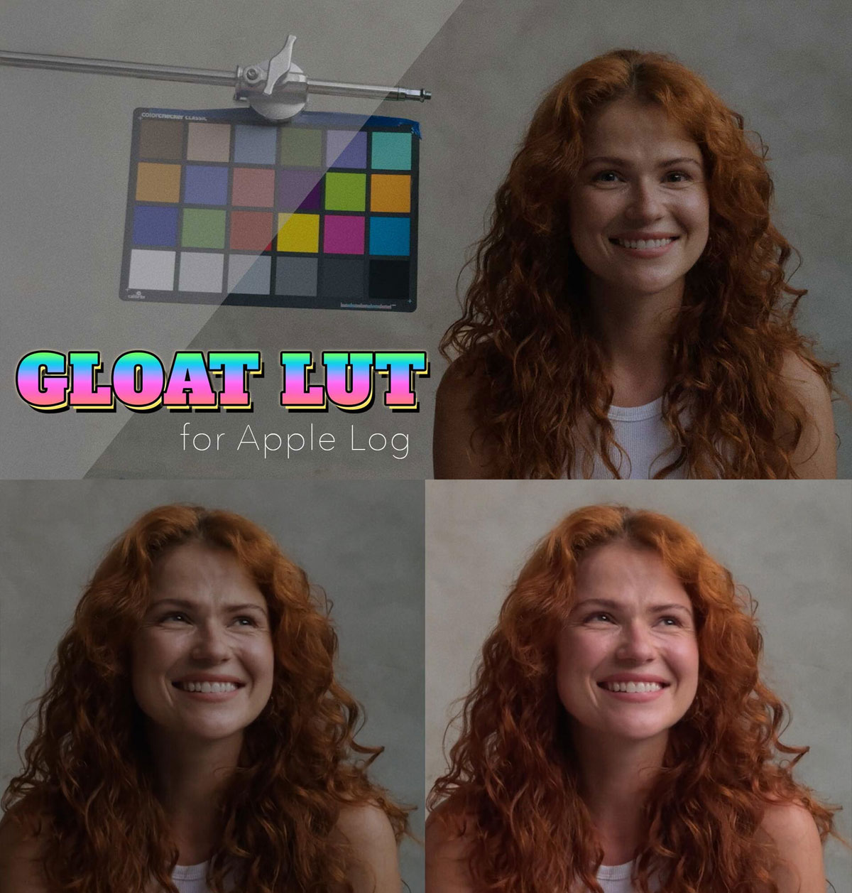全新iPhone15/16Pro苹果Apple Log电影风格创意外观LUT调色预设+视频教程 GLOAT LUT for Apple Log（13072）