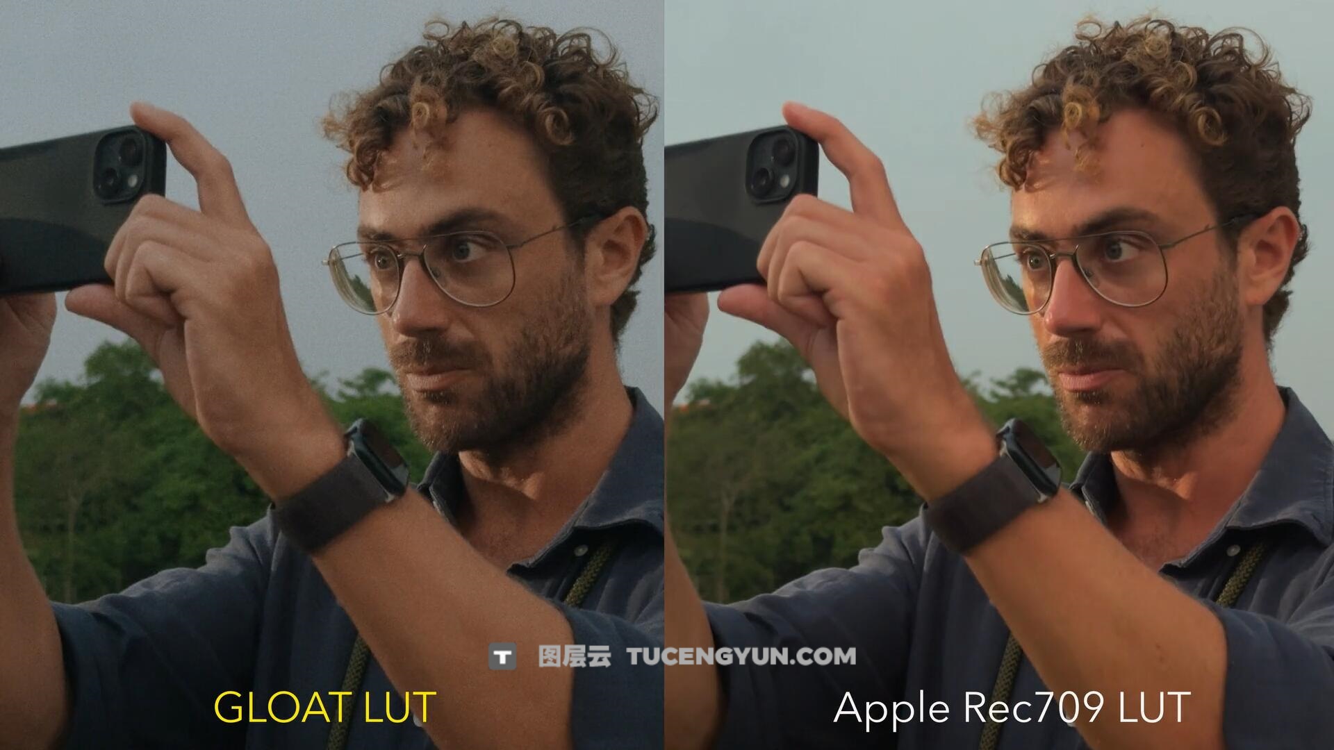 全新iPhone15/16Pro苹果Apple Log电影风格创意外观LUT调色预设+视频教程 GLOAT LUT for Apple Log（13072）图层云