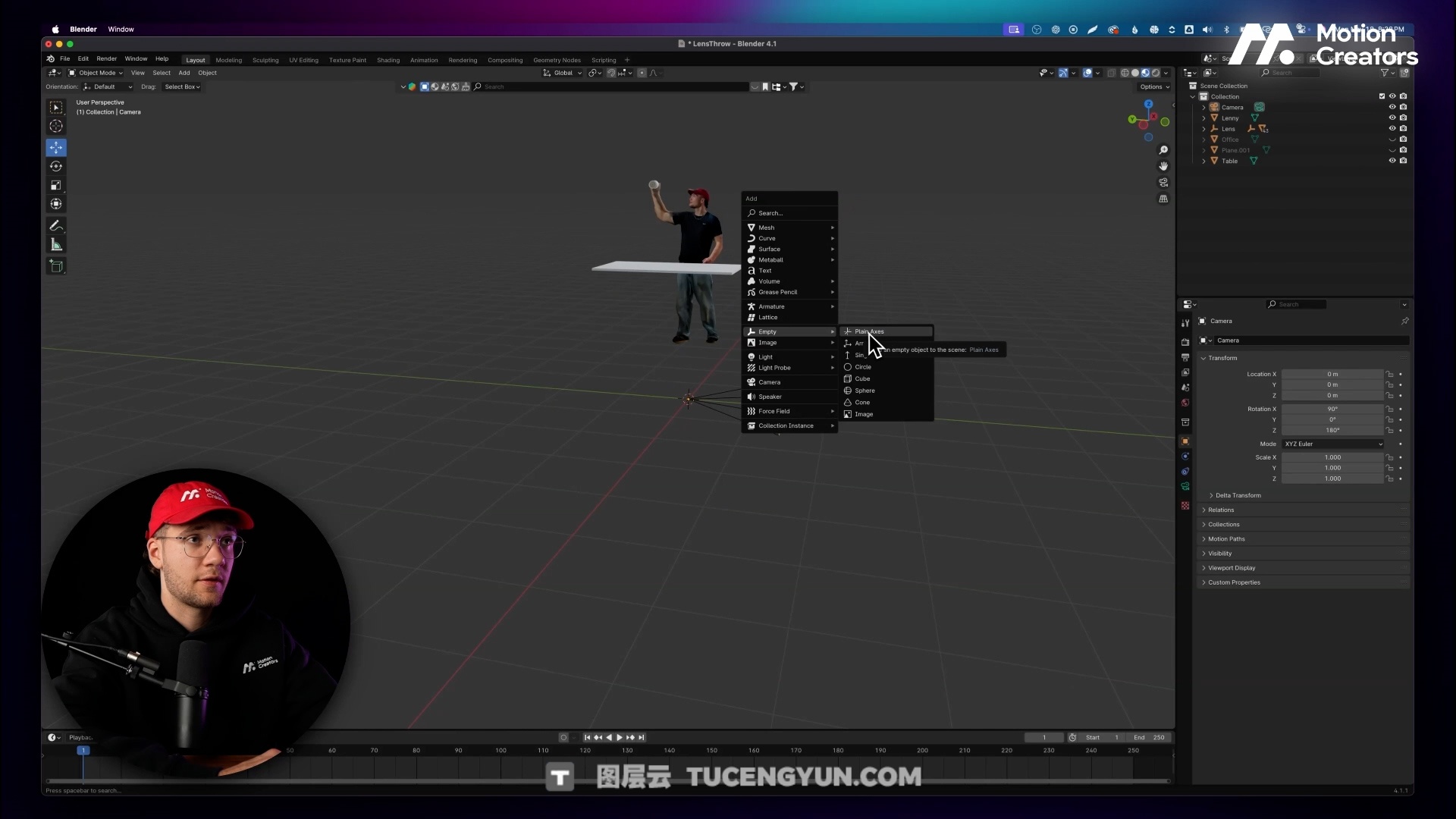 大师课程： 热门病毒式编辑特效动画视频创作AE、Blender、达芬奇调色动画创作视频课程 中文字幕 Skool – Motion Creators Course（13111）图层云