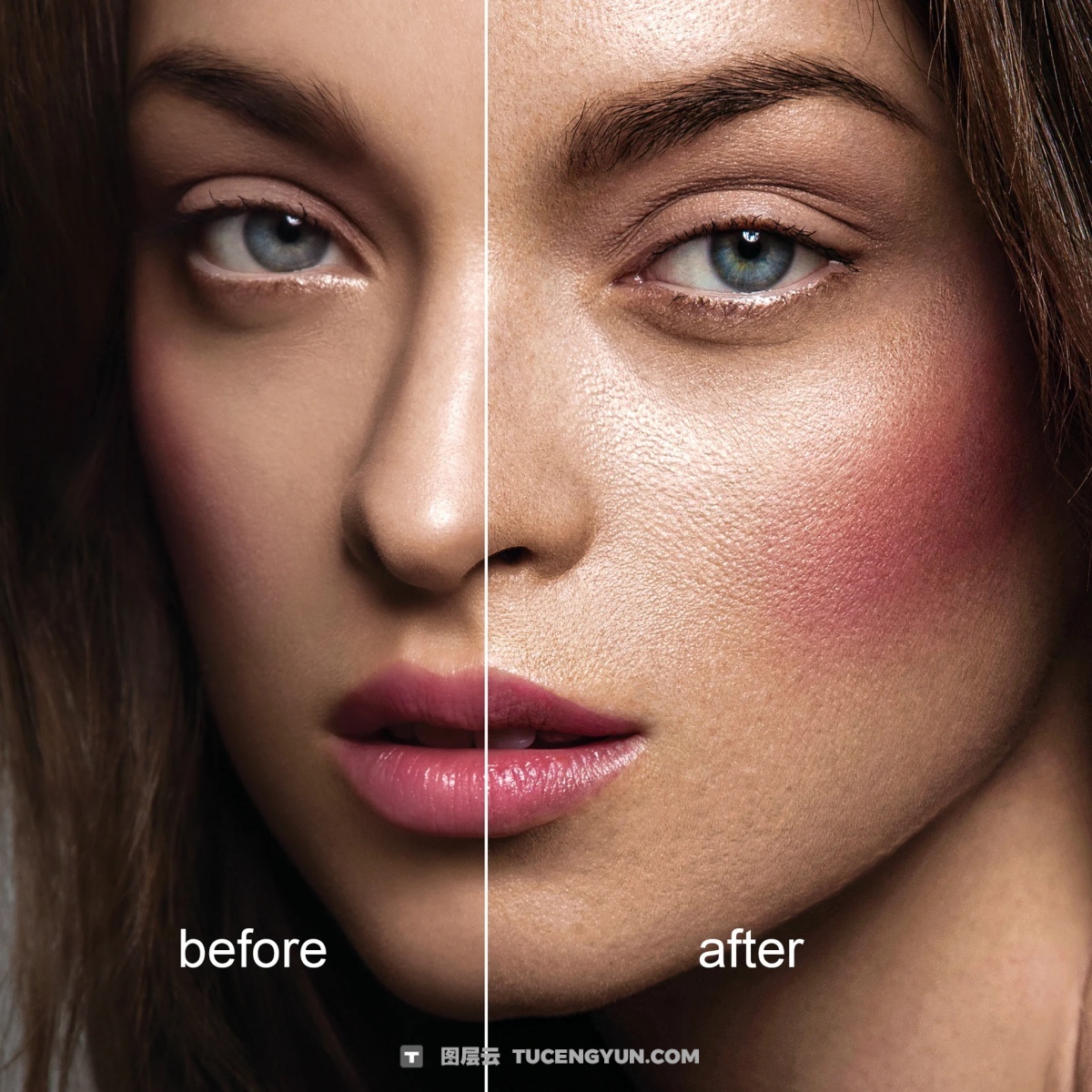 Tamara Williams 超逼真商业修图自然皮肤纹理效果动作 Tamara Williams – Skintexture Photoshop Actions（13120）图层云